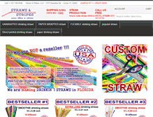 Tablet Screenshot of florida-drinking-straws.com